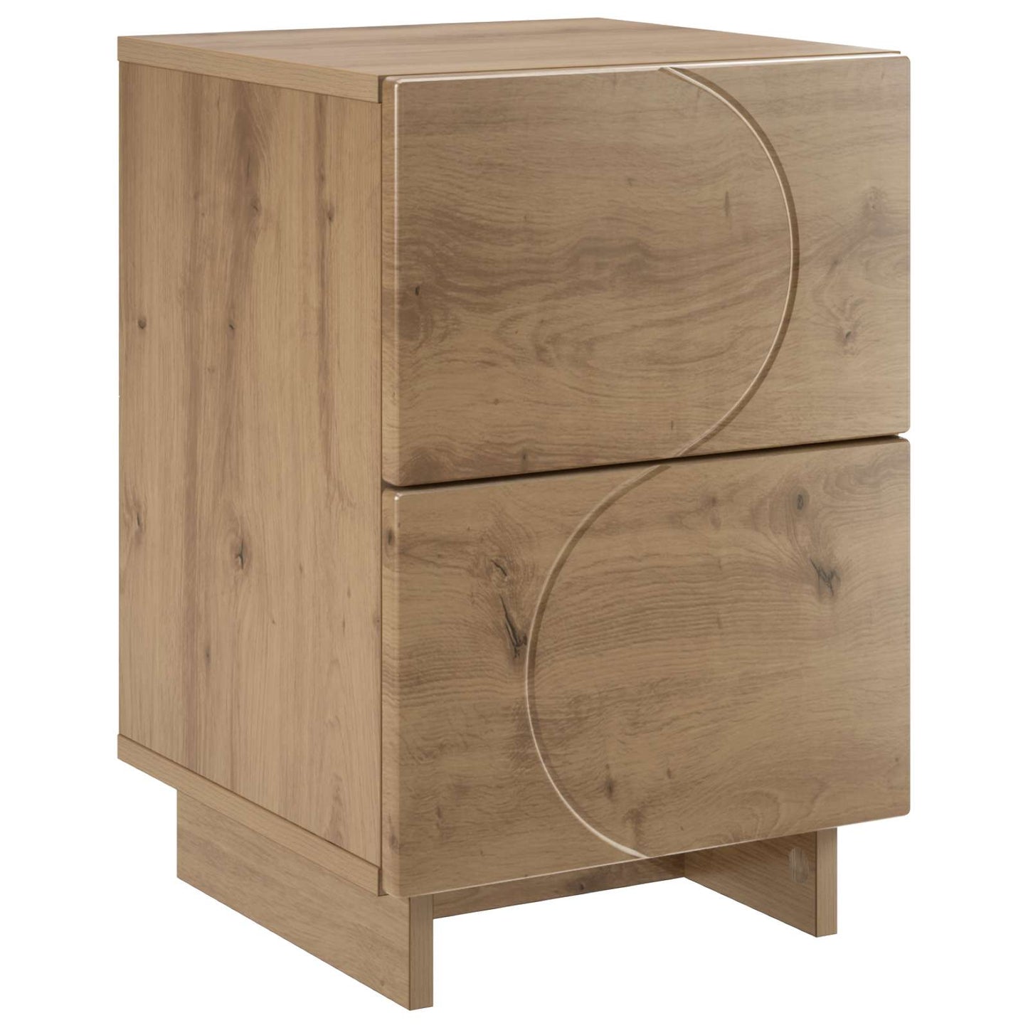 Nachtkastje Artisanaal eiken 33,5 x 34,5 x 50 cm Bewerkt hout