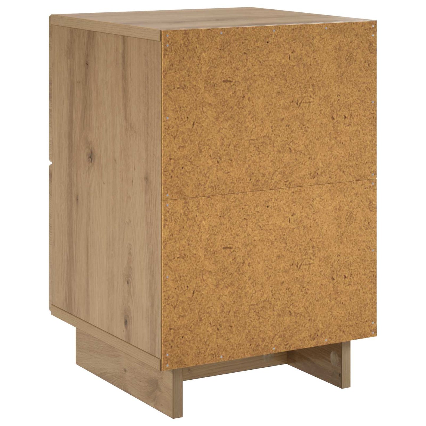 Nachtkastje Artisanaal eiken 33,5 x 34,5 x 50 cm Bewerkt hout