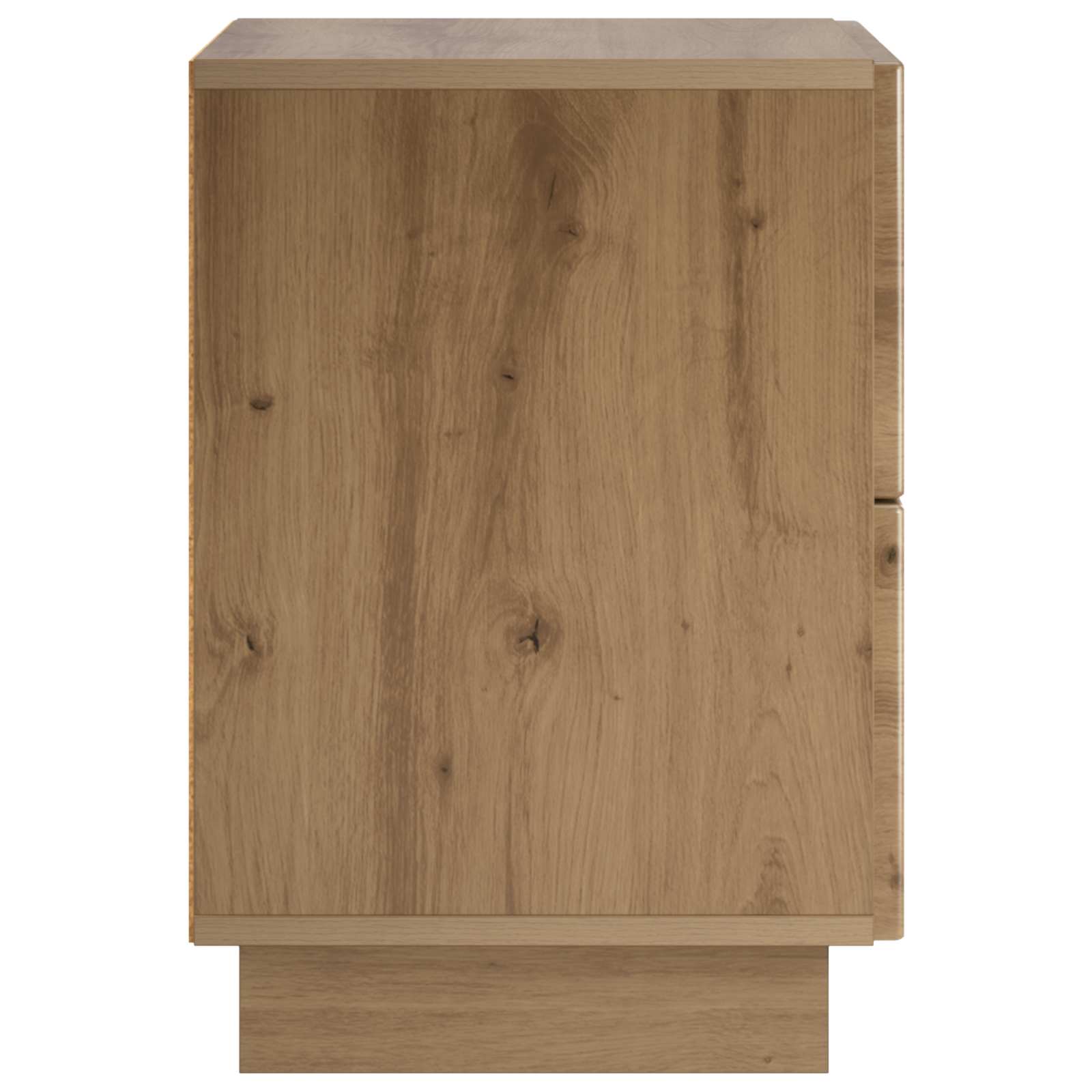 Nachtkastje Artisanaal eiken 33,5 x 34,5 x 50 cm Bewerkt hout