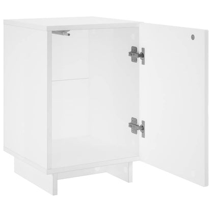 Nachtkastje 2 st Wit 33,5 x 34,5 x 50 cm Bewerkt hout