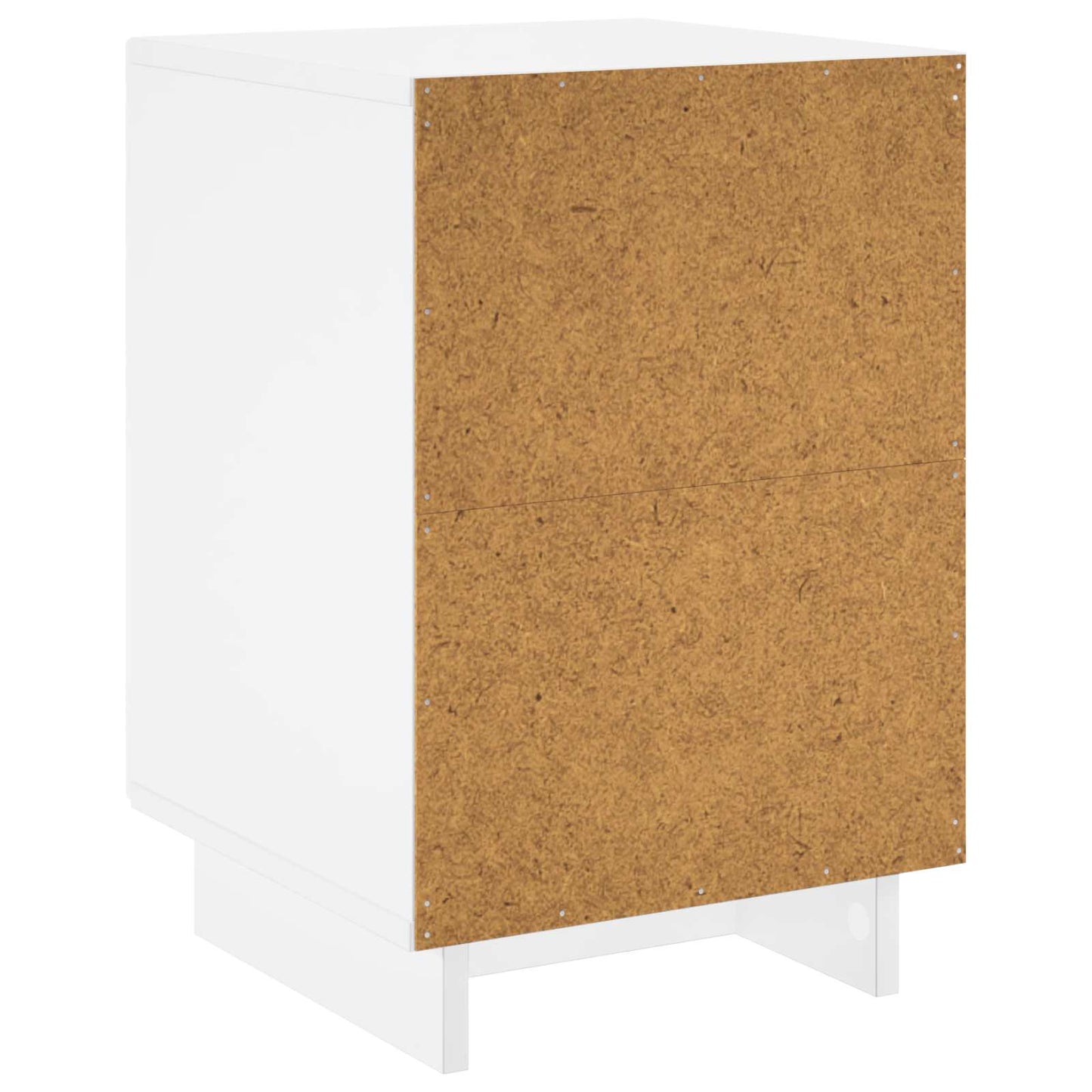 Nachtkastje 2 st Wit 33,5 x 34,5 x 50 cm Bewerkt hout