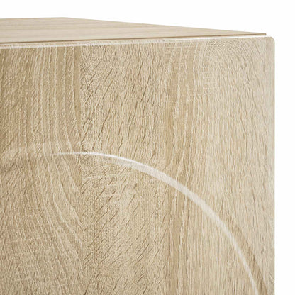 Nachtkastje Sonoma Eiken 33,5 x 34,5 x 50 cm Bewerkt hout