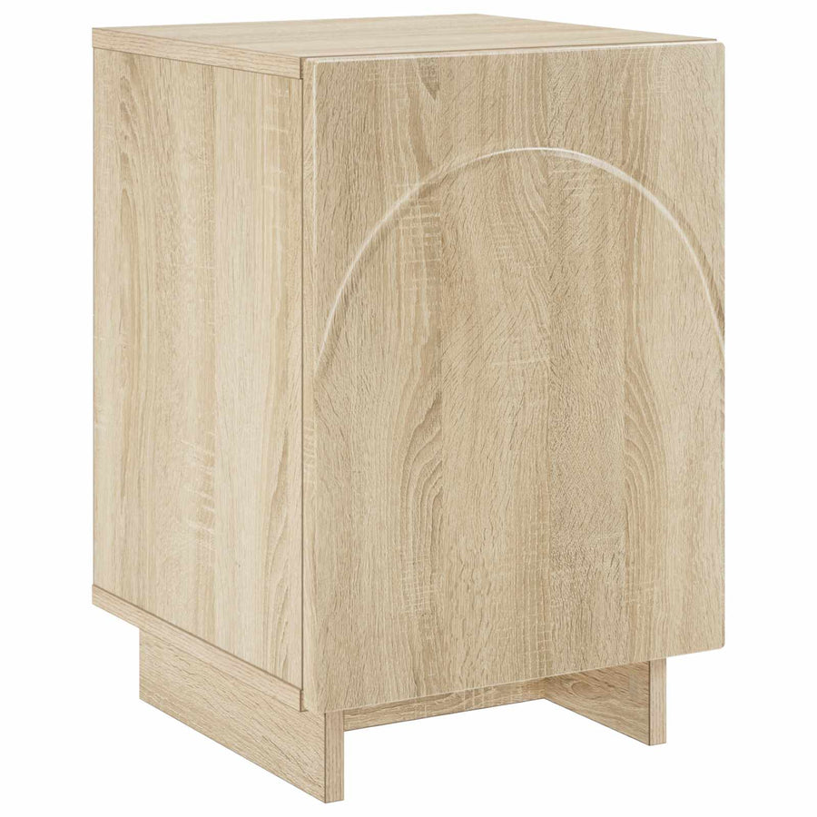 Nachtkastje Sonoma Eiken 33,5 x 34,5 x 50 cm Bewerkt hout