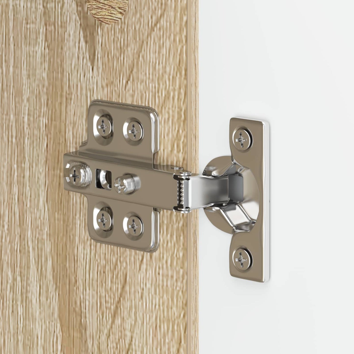 Nachtkastje 2 st Sonoma Eiken 33,5 x 34,5 x 50 cm Bewerkt hout