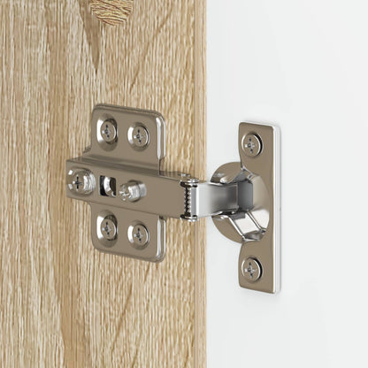 Nachtkastje 2 st Sonoma Eiken 33,5 x 34,5 x 50 cm Bewerkt hout