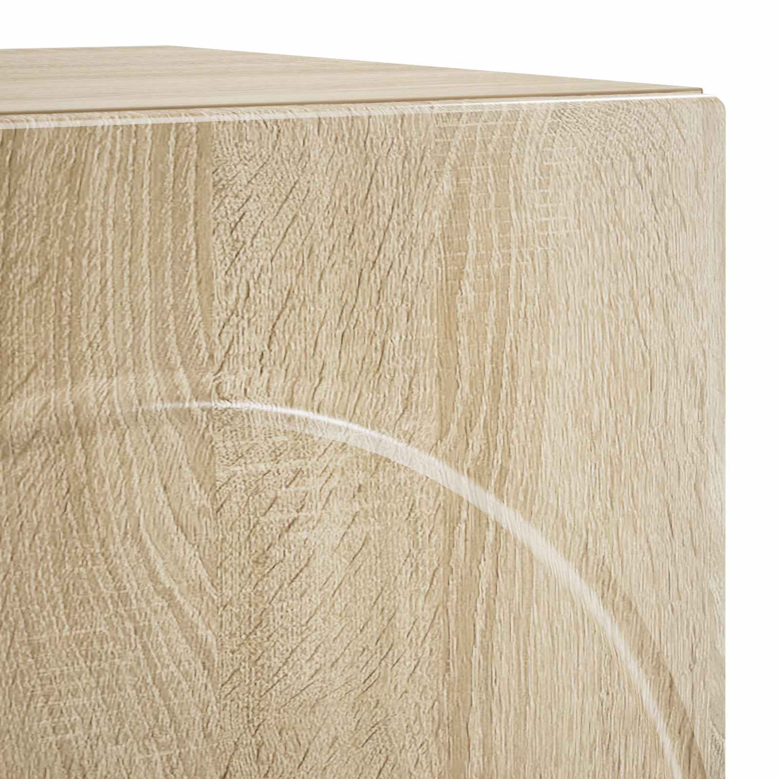 Nachtkastje 2 st Sonoma Eiken 33,5 x 34,5 x 50 cm Bewerkt hout