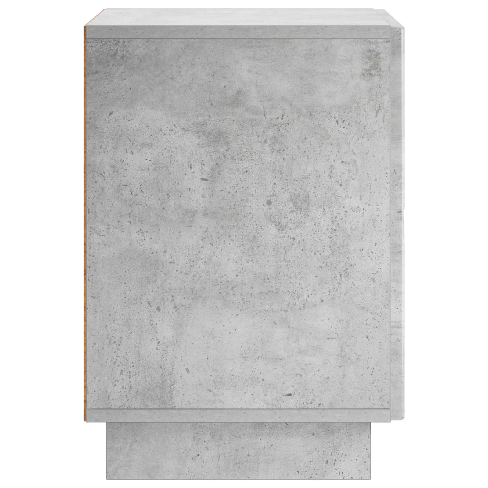 Nachtkastje Betongrijs 33,5 x 34,5 x 50 cm Bewerkt hout