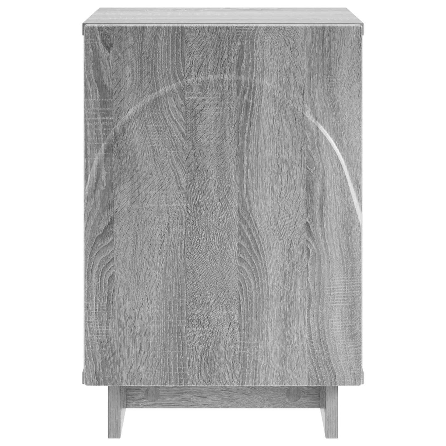 Nachtkastje 2 st Grijs Sonoma 33,5 x 34,5 x 50 cm Bewerkt hout