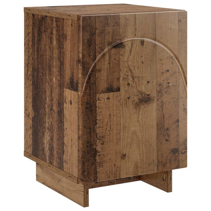 Nachtkastje Oud hout 33,5 x 34,5 x 50 cm Bewerkt hout