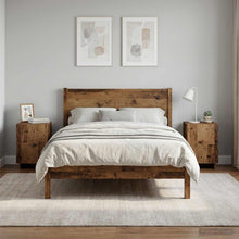 Nachtkastje 2 st Oud hout 33,5 x 34,5 x 50 cm Bewerkt hout