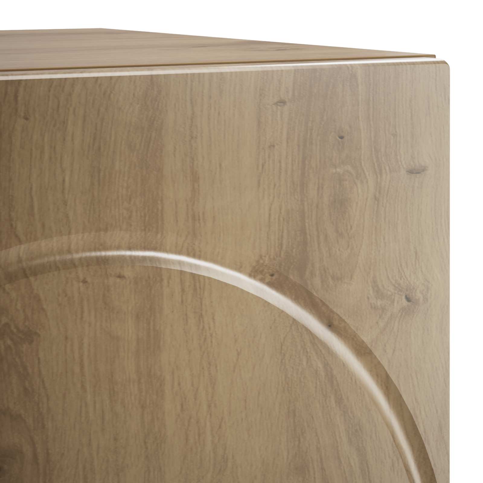 Nachtkastje Artisan eiken 33,5 x 34,5 x 50 cm Bewerkt hout