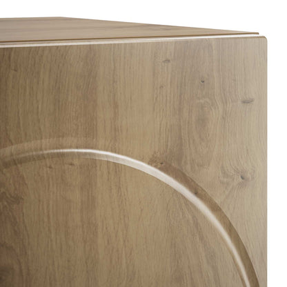 Nachtkastje Artisan eiken 33,5 x 34,5 x 50 cm Bewerkt hout