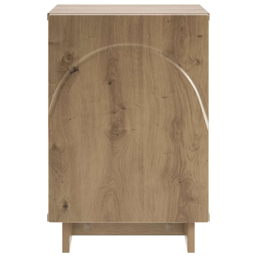 Nachtkastje Artisan eiken 33,5 x 34,5 x 50 cm Bewerkt hout
