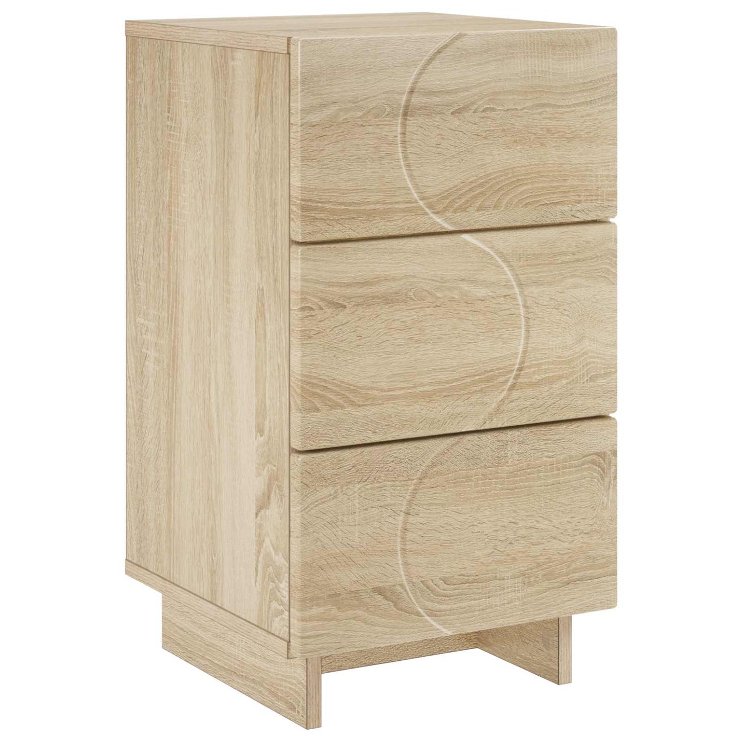 Nachtkastje Sonoma Eiken 33,5 x 34,5 x 60 cm Bewerkt hout
