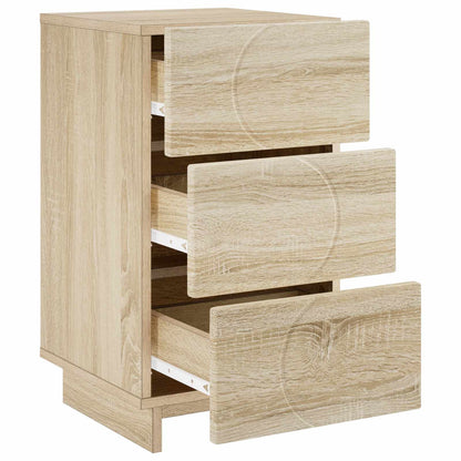 Nachtkastje Sonoma Eiken 33,5 x 34,5 x 60 cm Bewerkt hout