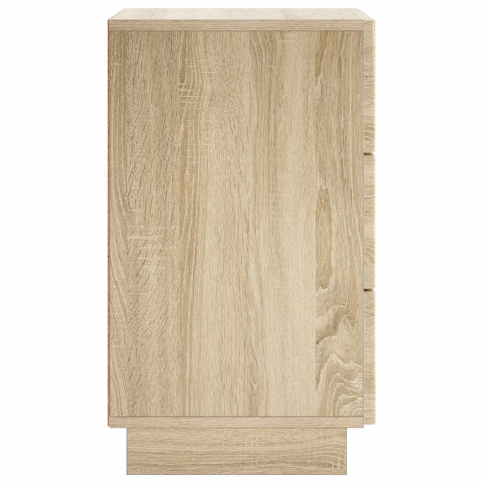 Nachtkastje Sonoma Eiken 33,5 x 34,5 x 60 cm Bewerkt hout