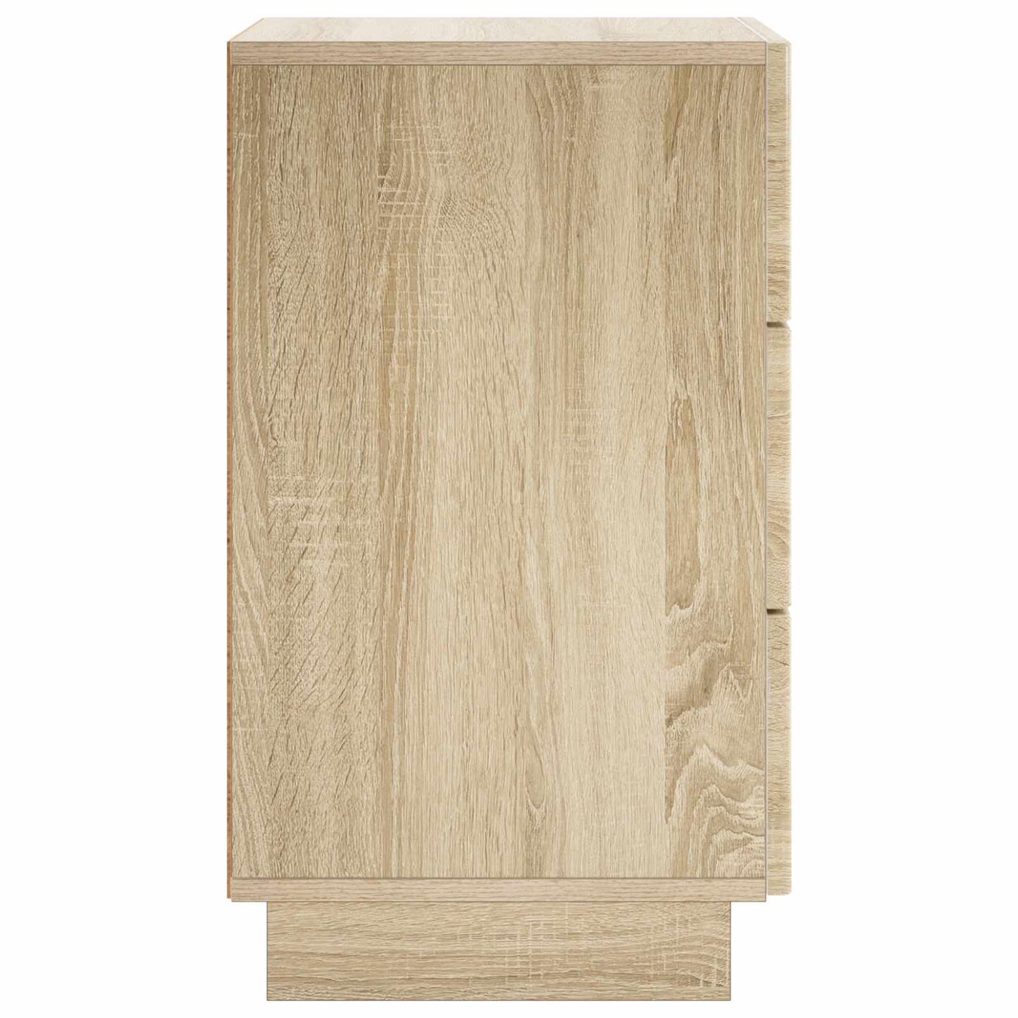 Nachtkastje 2 st Sonoma Eiken 33,5 x 34,5 x 60 cm Bewerkt hout