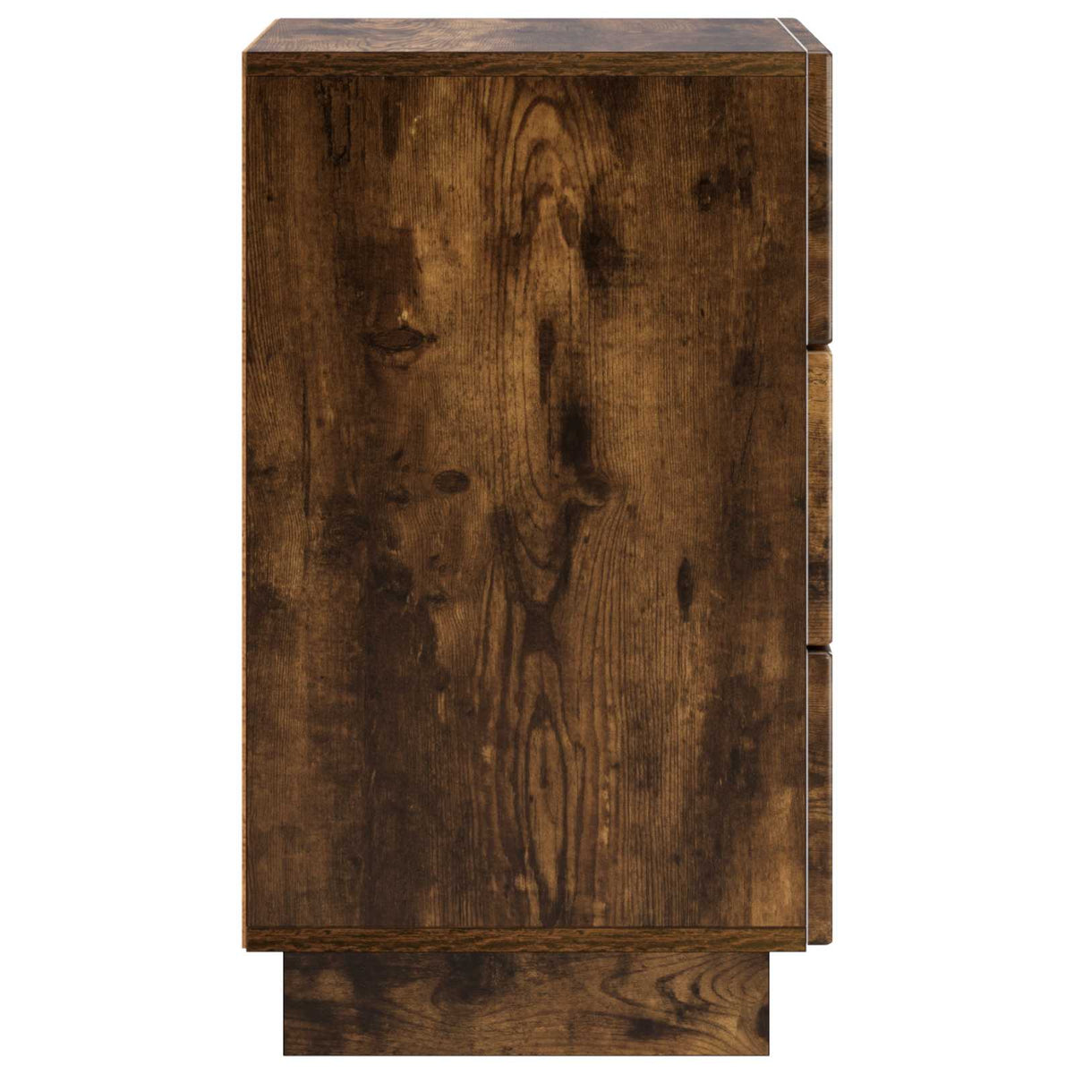 Nachtkastje Gerookt eiken 33,5 x 34,5 x 60 cm Bewerkt hout