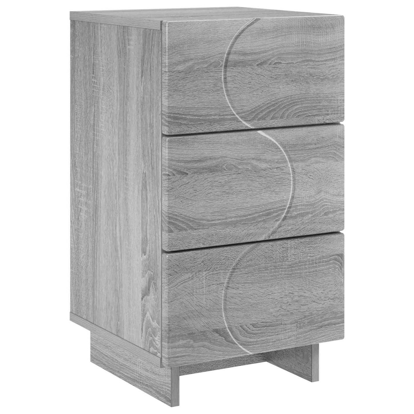 Nachtkastje Grijs Sonoma 33,5 x 34,5 x 60 cm Bewerkt hout