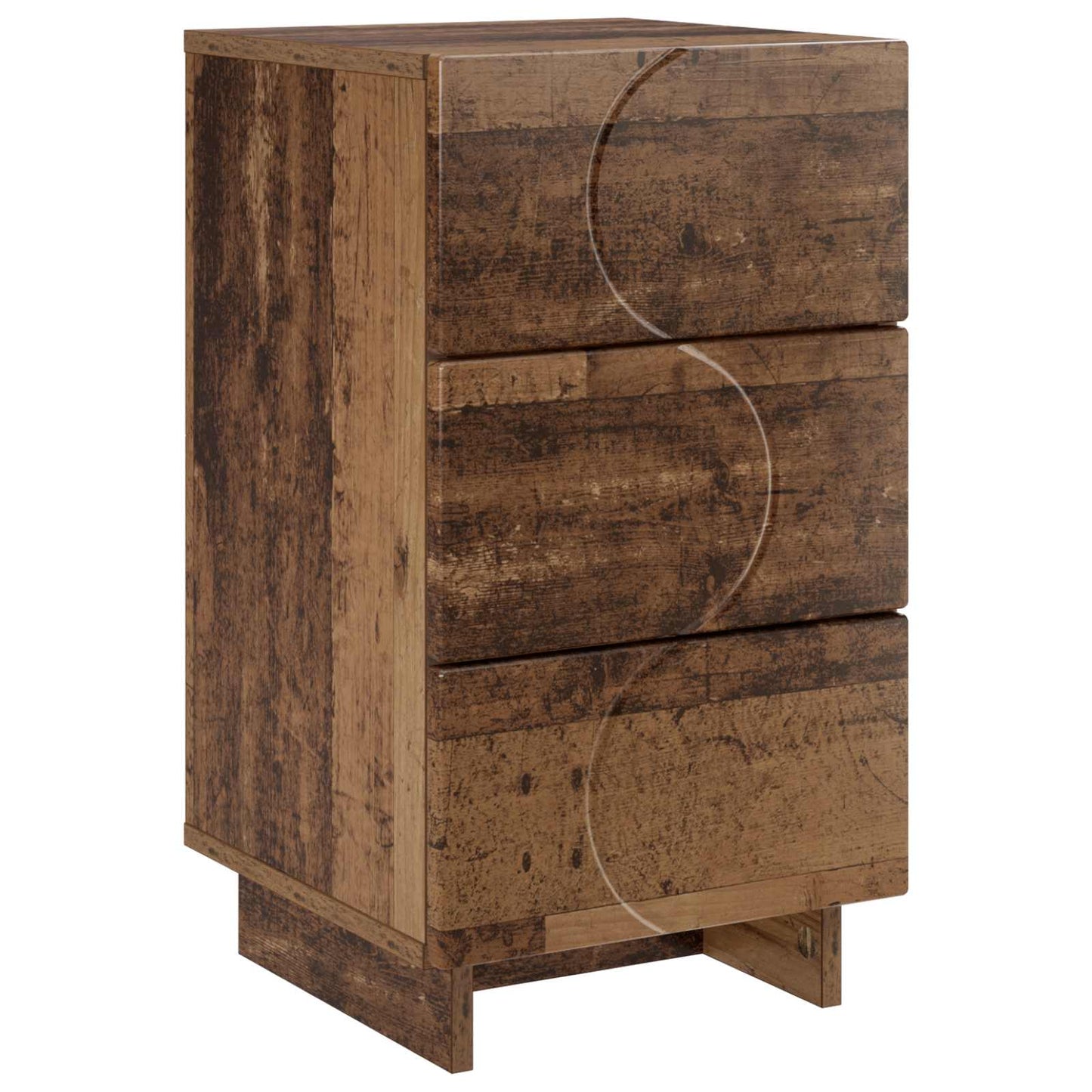 Nachtkastje Oud hout 33,5 x 34,5 x 60 cm Bewerkt hout
