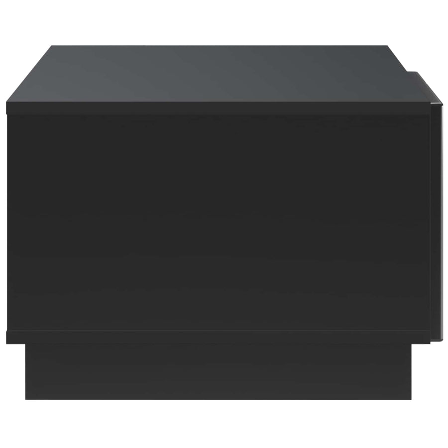 Salontafel Zwart 95 x 50,5 x 35 cm Bewerkt hout