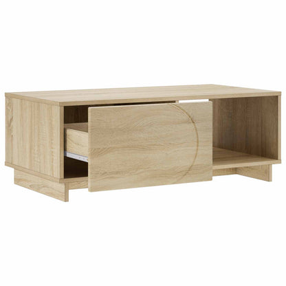 Salontafel Sonoma Eiken 95 x 50,5 x 35 cm Bewerkt hout