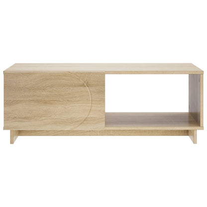 Salontafel Sonoma Eiken 95 x 50,5 x 35 cm Bewerkt hout