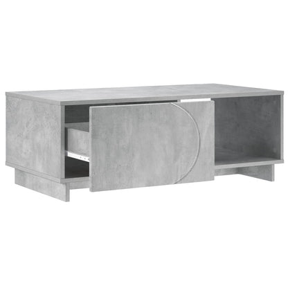 Salontafel Betongrijs 95 x 50,5 x 35 cm Bewerkt hout