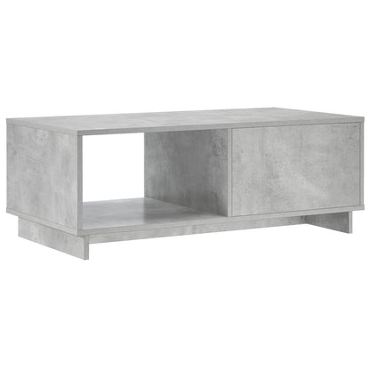 Salontafel Betongrijs 95 x 50,5 x 35 cm Bewerkt hout