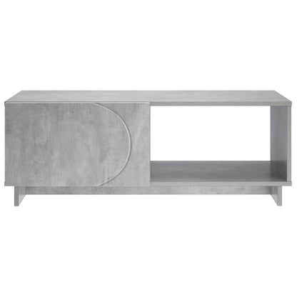 Salontafel Betongrijs 95 x 50,5 x 35 cm Bewerkt hout