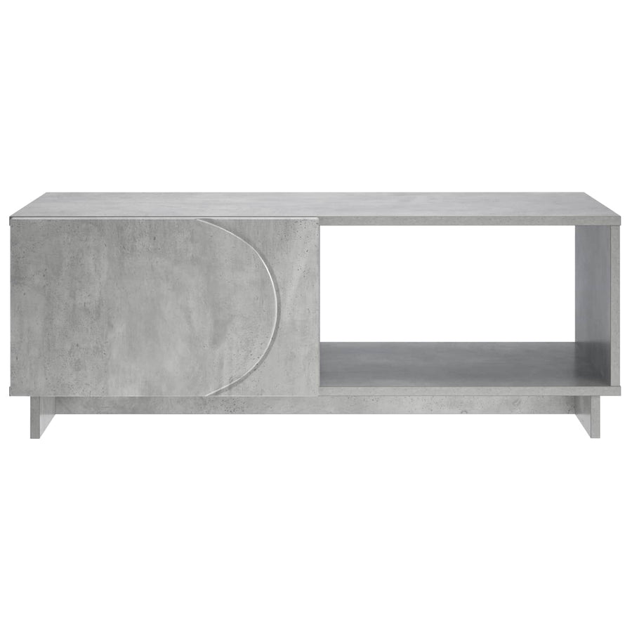 Salontafel Betongrijs 95 x 50,5 x 35 cm Bewerkt hout