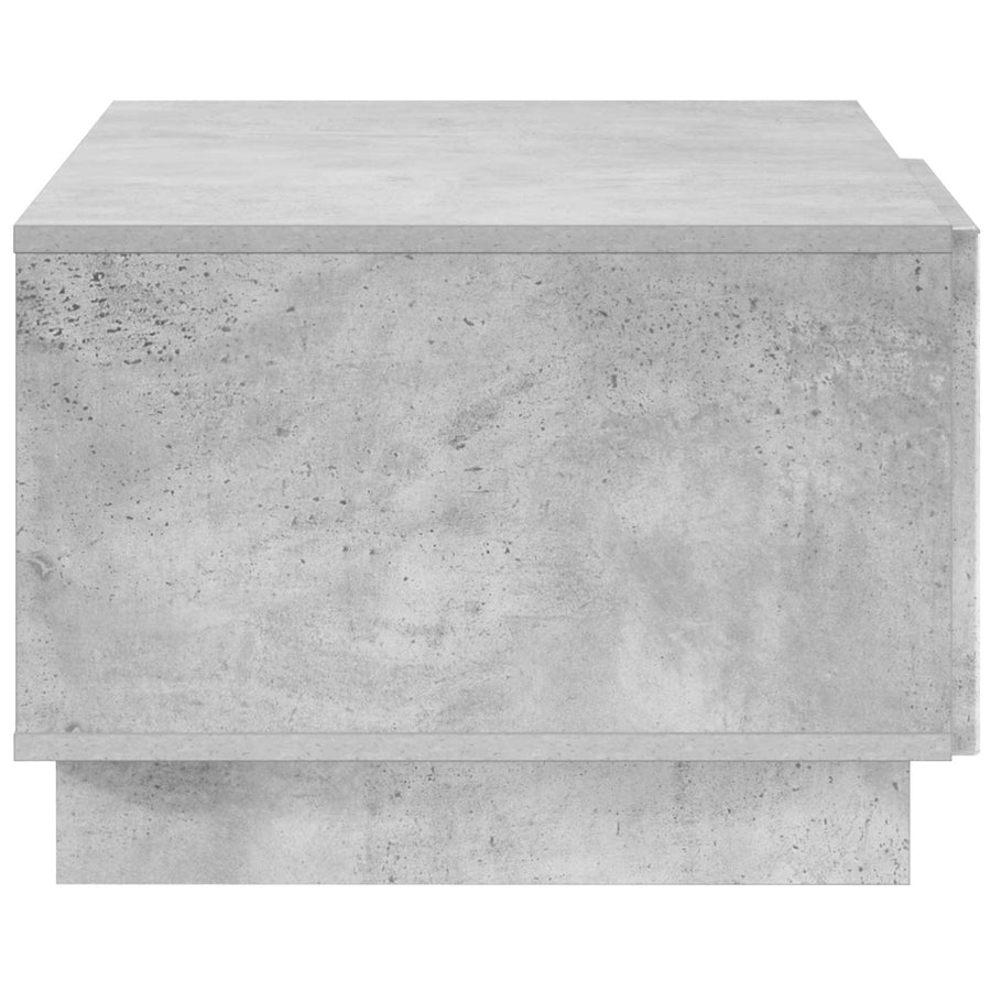 Salontafel Betongrijs 95 x 50,5 x 35 cm Bewerkt hout