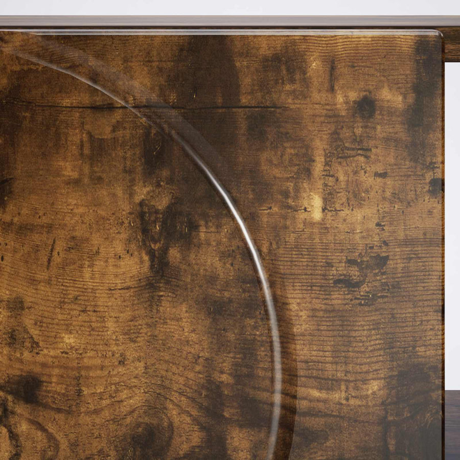 Salontafel Gerookt eiken 95 x 50,5 x 35 cm Bewerkt hout