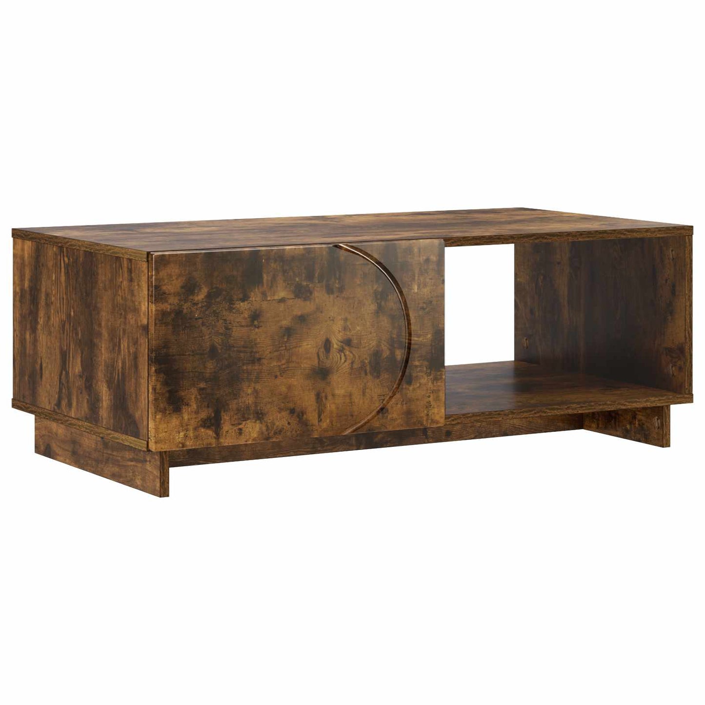 Salontafel Gerookt eiken 95 x 50,5 x 35 cm Bewerkt hout