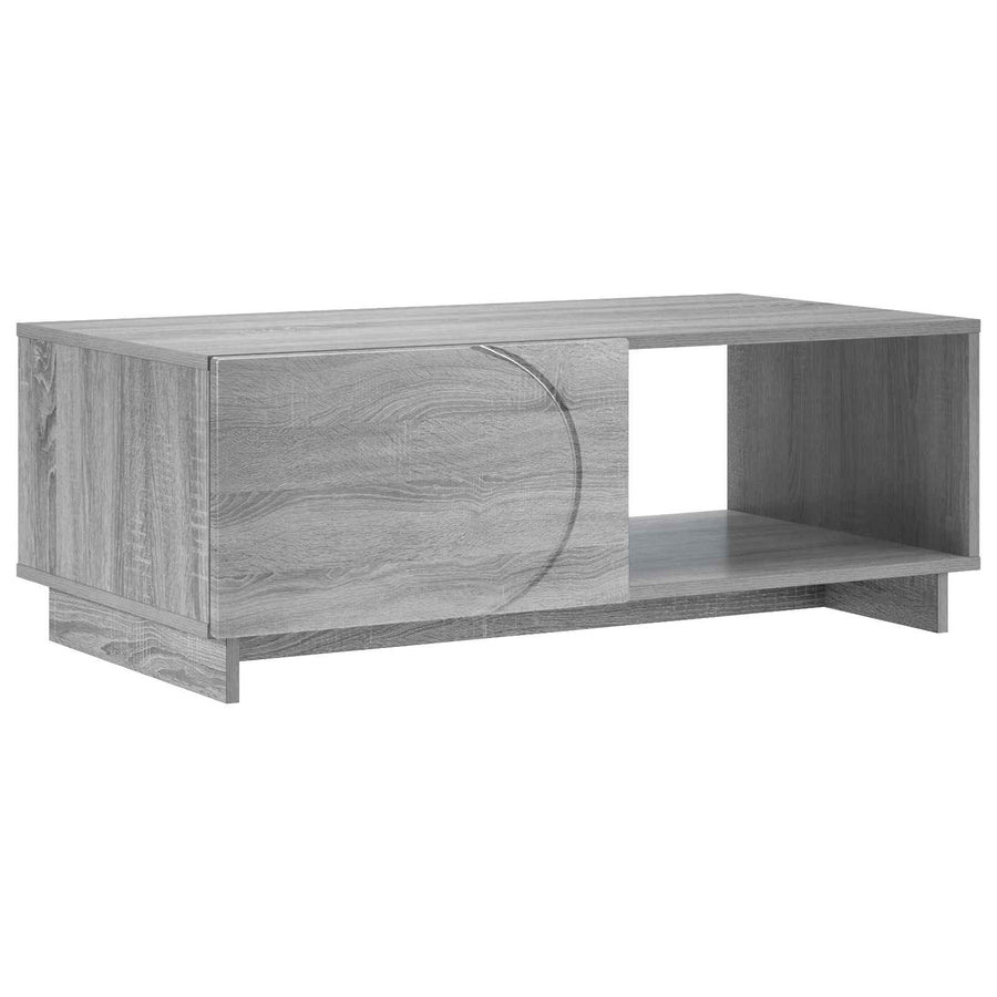 Salontafel Grijs Sonoma 95 x 50,5 x 35 cm Bewerkt hout