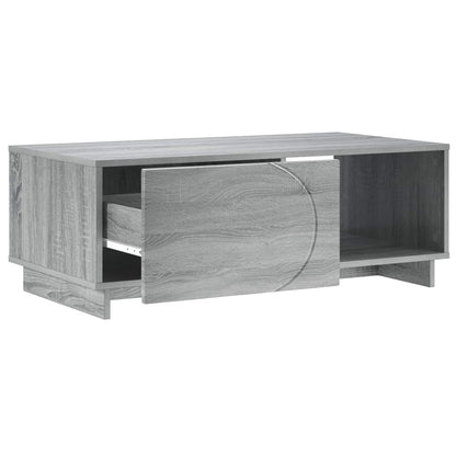 Salontafel Grijs Sonoma 95 x 50,5 x 35 cm Bewerkt hout