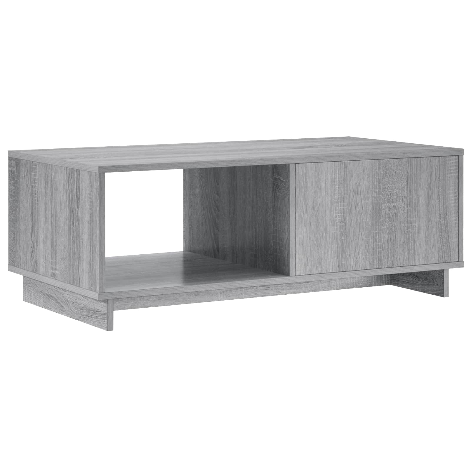 Salontafel Grijs Sonoma 95 x 50,5 x 35 cm Bewerkt hout