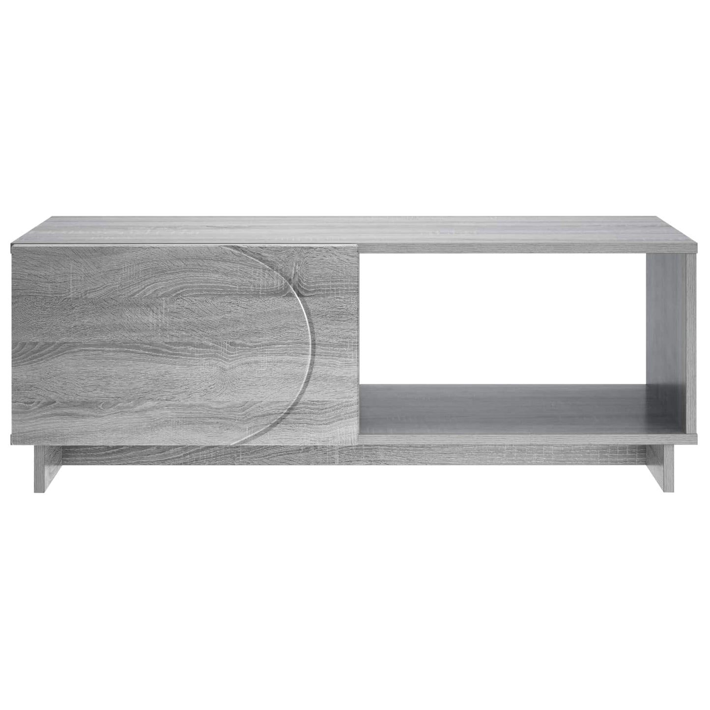 Salontafel Grijs Sonoma 95 x 50,5 x 35 cm Bewerkt hout