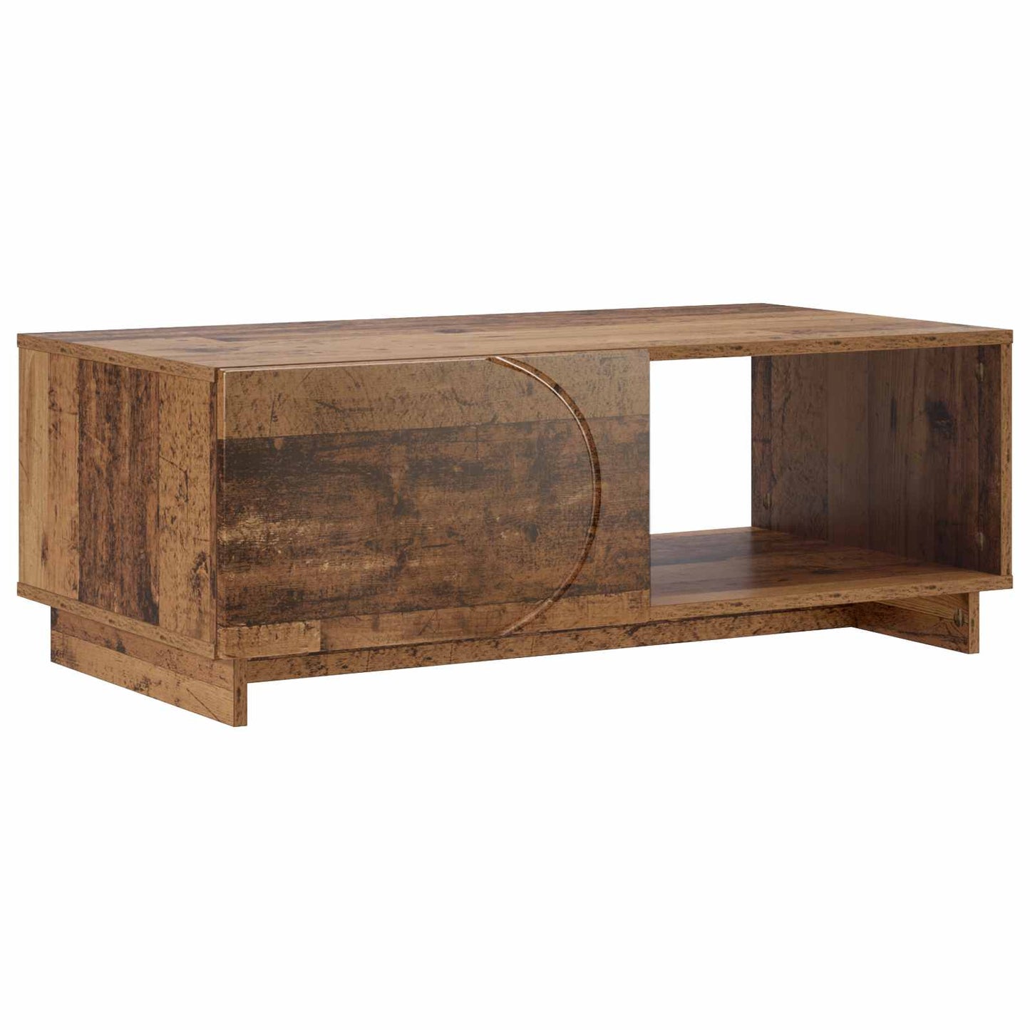Salontafel Oud hout 95 x 50,5 x 35 cm Bewerkt hout