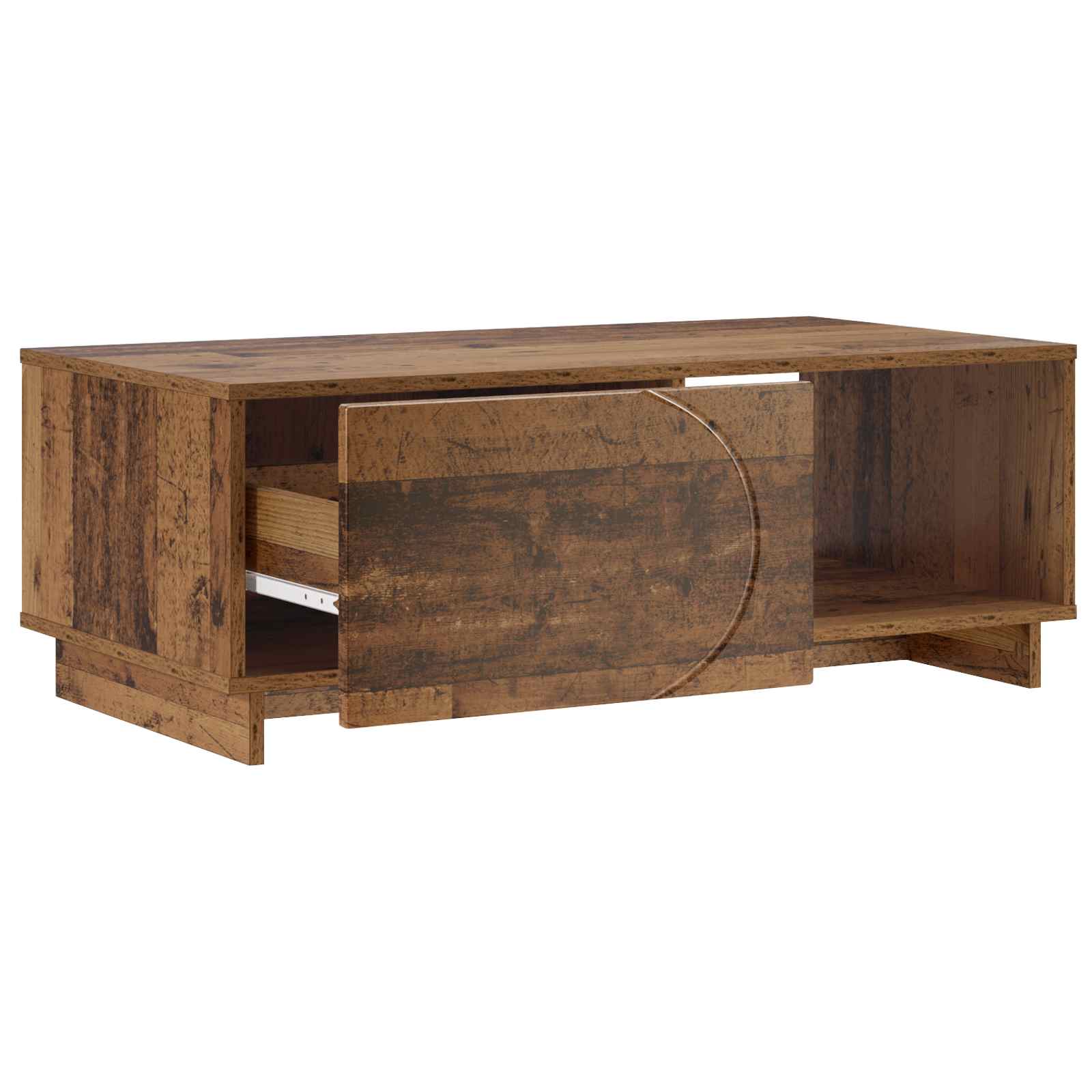 Salontafel Oud hout 95 x 50,5 x 35 cm Bewerkt hout
