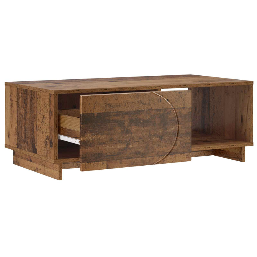 Salontafel Oud hout 95 x 50,5 x 35 cm Bewerkt hout