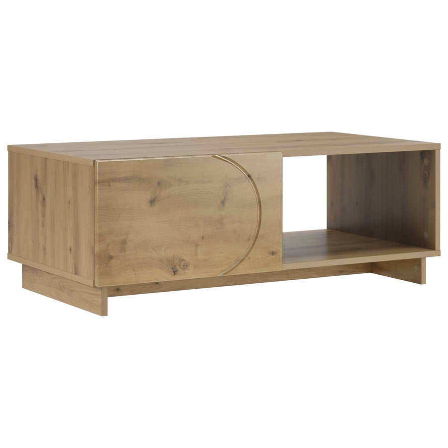 Salontafel Artisan eiken 95 x 50,5 x 35 cm Bewerkt hout