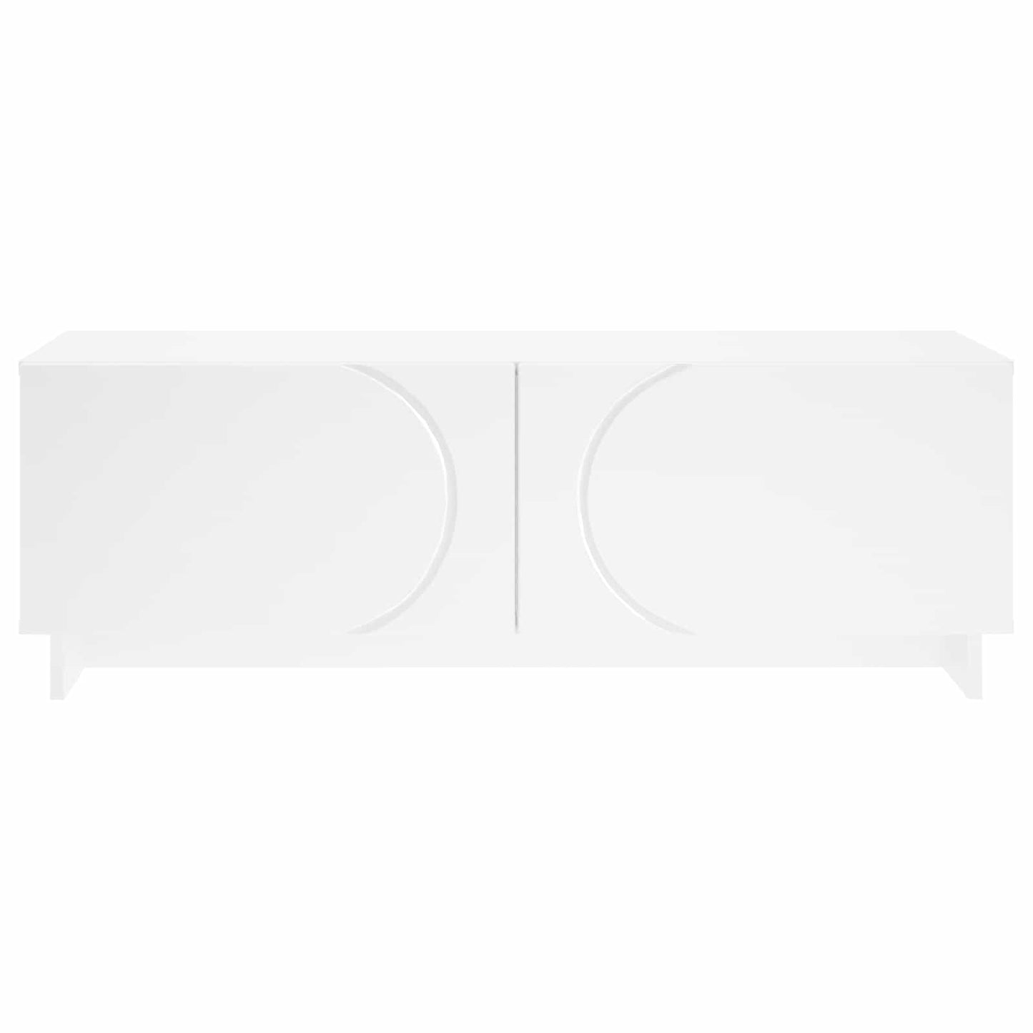 Salontafel Wit 102 x 50,5 x 35 cm Bewerkt hout