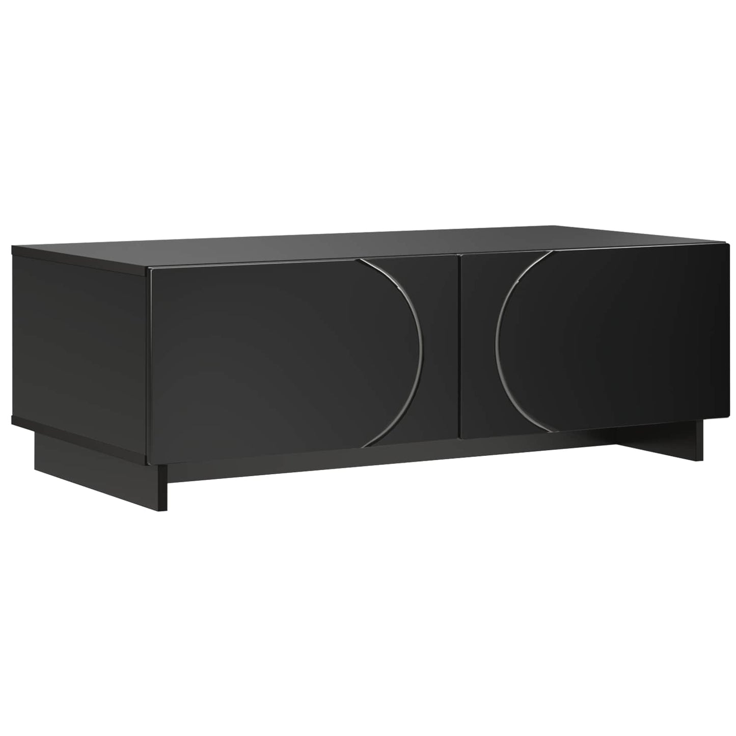 Salontafel Zwart 102 x 50,5 x 35 cm Bewerkt hout