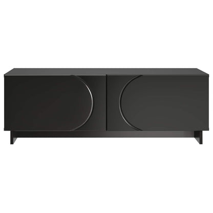 Salontafel Zwart 102 x 50,5 x 35 cm Bewerkt hout