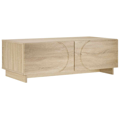 Salontafel Sonoma Eiken 102 x 50,5 x 35 cm Bewerkt hout