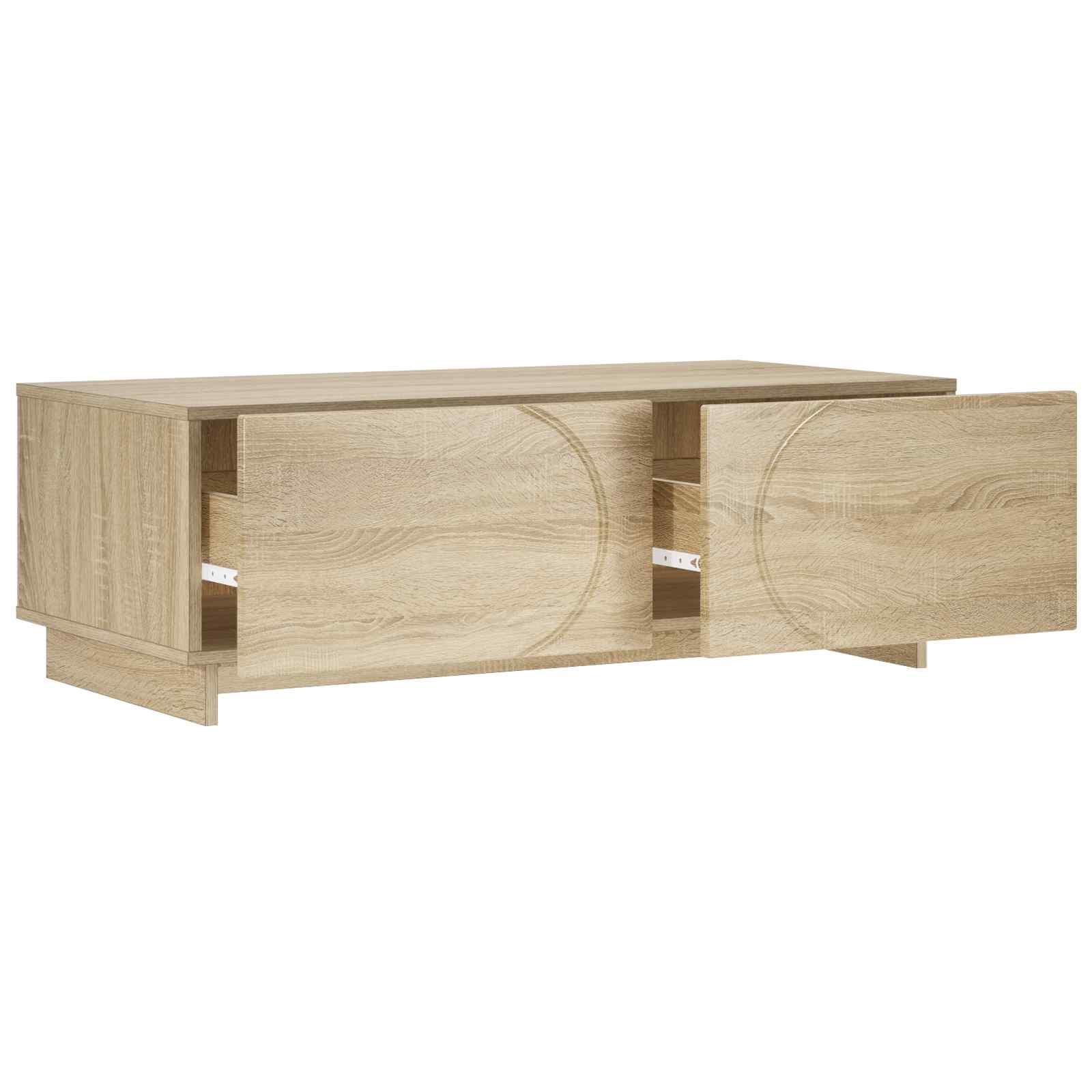 Salontafel Sonoma Eiken 102 x 50,5 x 35 cm Bewerkt hout