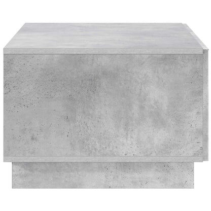 Salontafel Betongrijs 102 x 50,5 x 35 cm Bewerkt hout