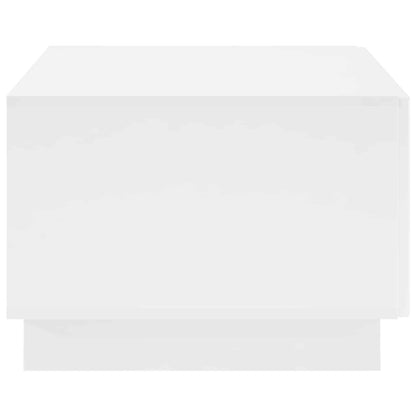 Salontafel Hoogglans Wit 102 x 50,5 x 35 cm Bewerkt hout