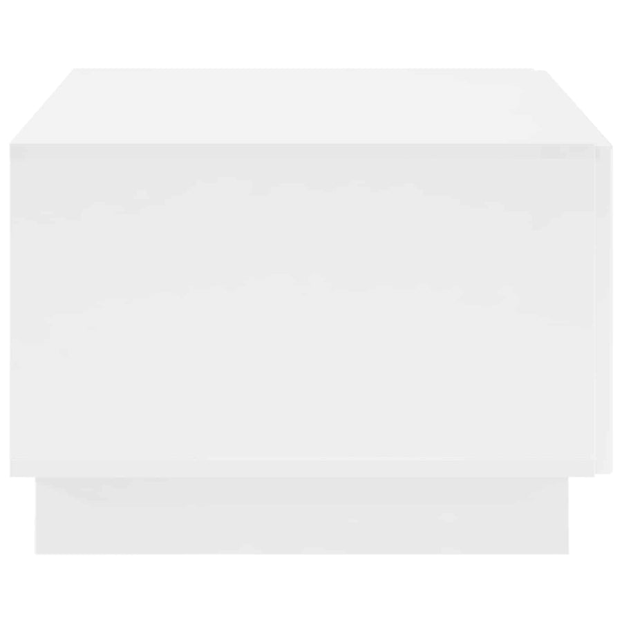 Salontafel Hoogglans Wit 102 x 50,5 x 35 cm Bewerkt hout